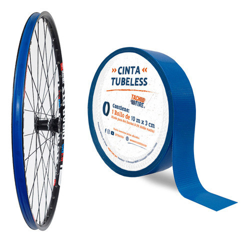 Cinta Tubeless Tacktire 10m X 3cm