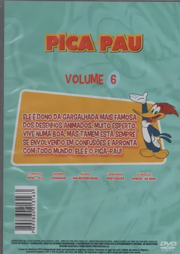 Dvd Pica-pau E Seus Amigos Vol. 6 | Parcelamento sem juros