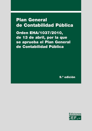 Plan General De Contabilidad Pública - Gabinete  - * 