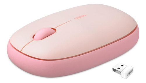 Rapoo Mouse Bluetooth De Modo Dual, Mouse Inalámbrico Portát