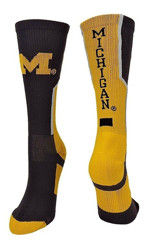 Universidad De Michigan Wolverines Perimetrales Calcetines