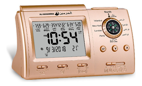 Reloj Digital Automático Islámico Azan Muslim Prayer Alarm A