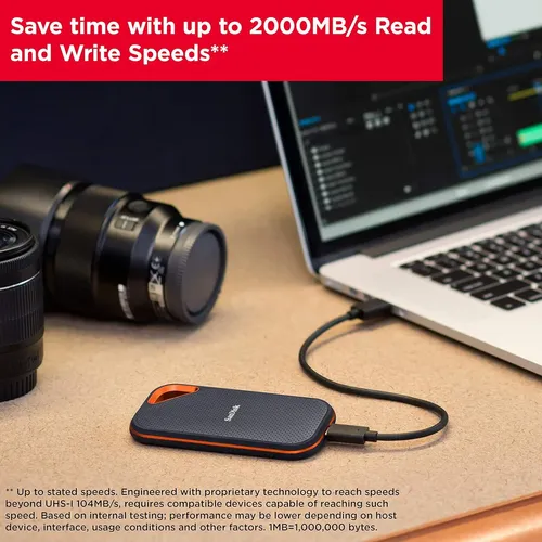 Sandisk 4tb Extreme Pro Portable Ssd - Até 2000mb/s - U