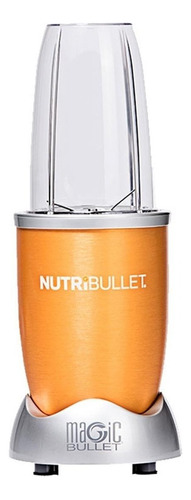 Licuadora portátil Nutribullet 600-series 5 accesorios 600W 710 mL naranja con vaso de tritan 120V - Incluye 5 accesorios