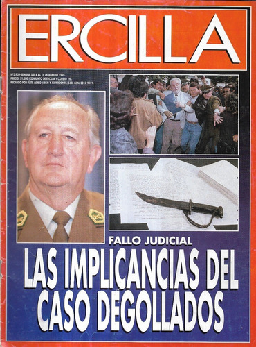 Revista Ercilla N° 2939 / 14 Abril 1994 / Caso Degollados