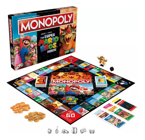 Juego De Mesa Monopoly Super Mario Bros Movie F6818