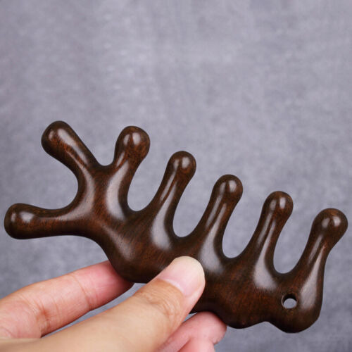 1pcs Sandalwood Massage Comb Head Meridian Scalp Shoulde Nna