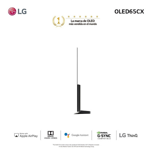 Imagen 3 de 6 de Smart Tv Oled 65 Oled65cx Ai LG - Garantía Oficial