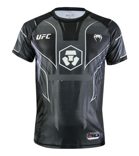 Remera Ufc Venum Fight Night 2.0 Jersey- Black Mma - No Gi 