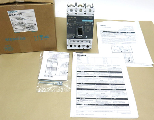 Siemens Nfk3t250b Low Voltage Vl Ul Listed Molded Case 2 Ttw