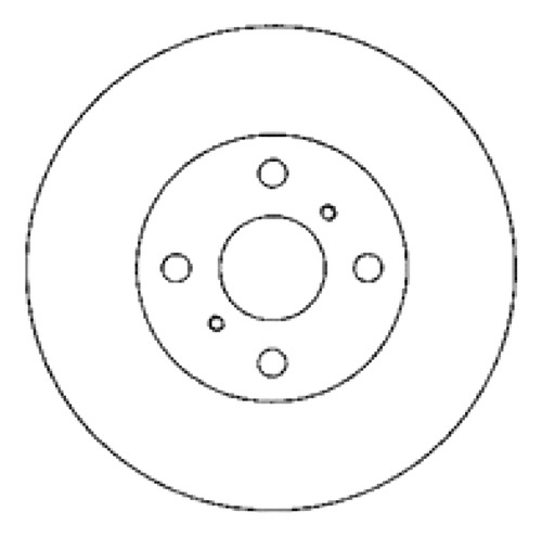 Disco Freno Delantero (255mm) Breme Lifan X5016-16 (lf7153b)