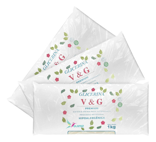 3kg Base Glicerinada Premium Veg Transparente Para Sabonetes