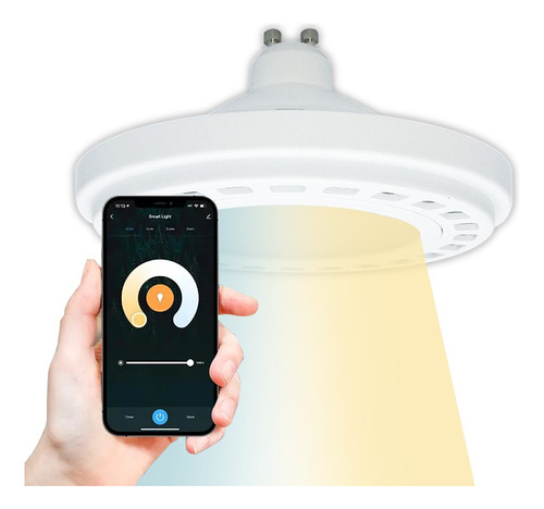 Foco Led Ar111 Smart Wifi App 15w Luz Fría Cálida Y Neutra