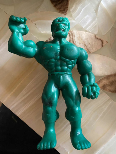 Hulk Goma Vintage 80s Marvel No Plástico Autentico Retro