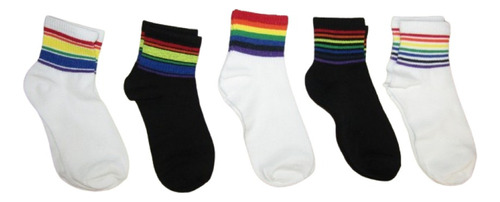 5pack Calcetines Pride Rainbow Arcoiris Lgbt