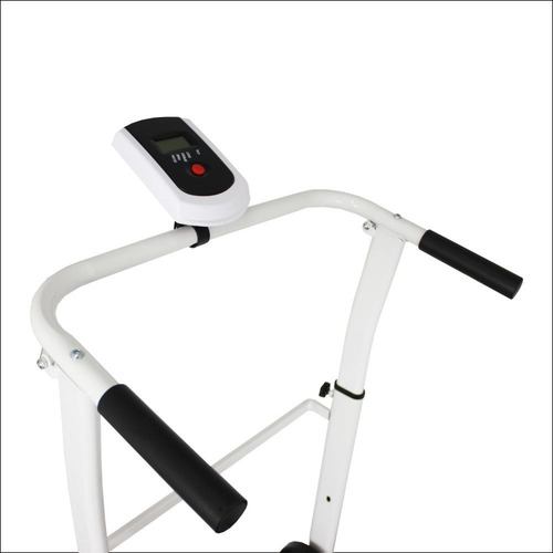 Cinta de correr mecánica Self Machine con pantalla Mile Fitness 2023, color blanco