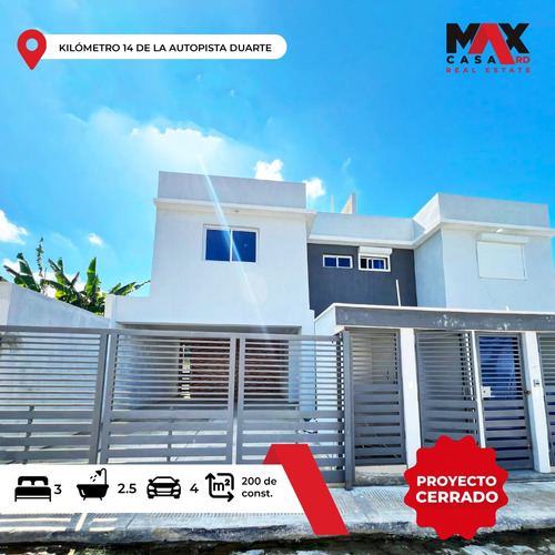 Casa En Venta Km 14 Autopista Duarte 