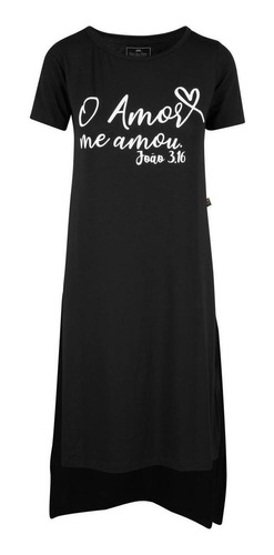 Vestido Malha - O Amor Me Amou Preto 