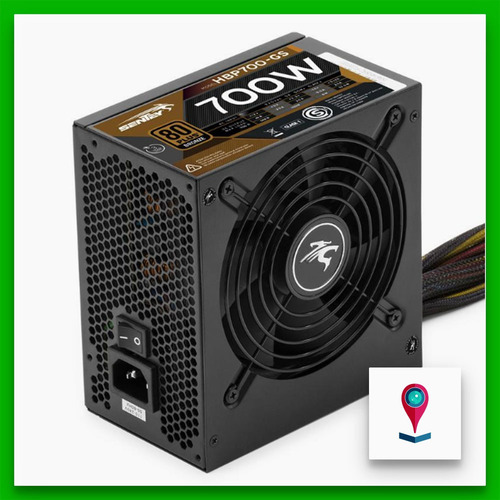 Fuente de alimentación para PC Sentey High Beat Power HBP700-GS 700W negra 220V