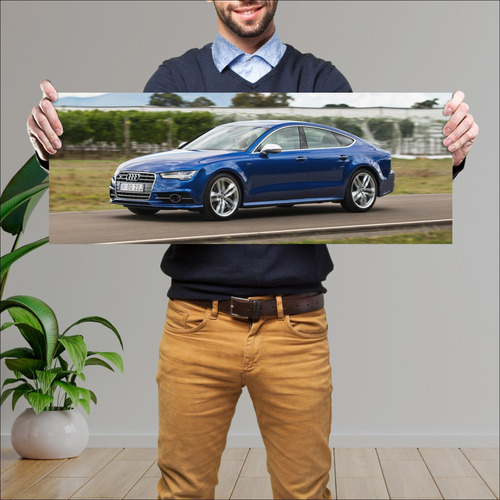 Cuadro 30x80cm Auto 2015 Audi S7 Sportback Au 26 77