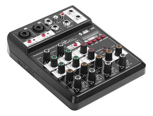 Mini Console De Mixagem Multifuncional Ajustável De 4