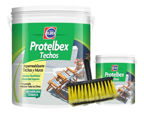 Protelbex Techos 20 + 4 Kg (impermeabilizante Techos/muros) 