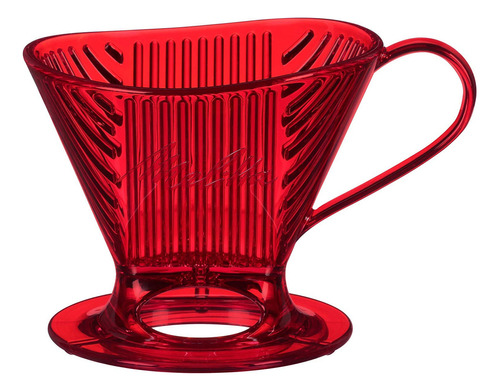 Melitta Signature Series - Cafetera De 1 Taza, Color Rojo T. Color Tritán Rojo