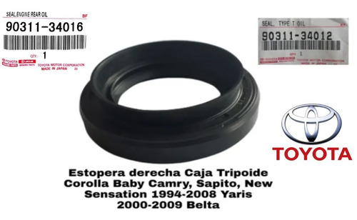 Estopera Copa Caja Yaris Sol Belta Sport 1.3 1.5 2000 - 2009