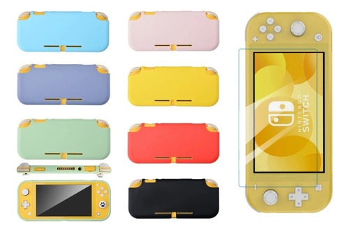 Protector/funda/estuche + Vidrio Para Nintendo Switch Lite