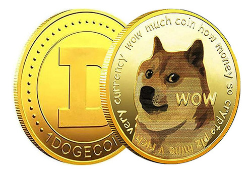 Quarpimer Dogecoin Monedas Doge Moneda Conmemorativa Edición