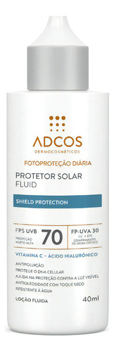 Adcos Fotoproteção Diária Fluid Incolor Fps 70 - Protetor So