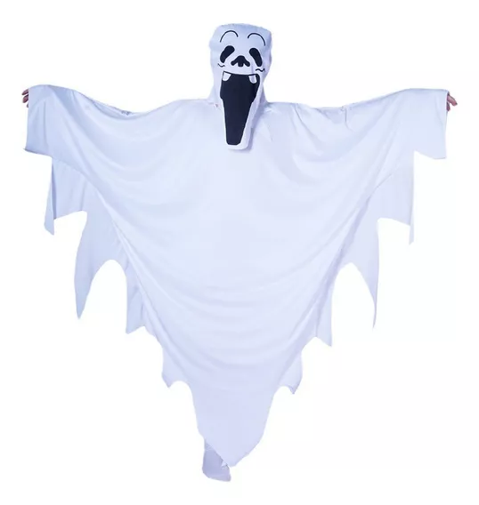 Disfraz De Fiesta De Cosplay De Fantasma Blanco De Halloween