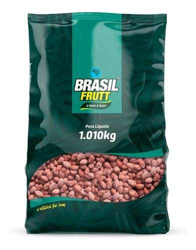 Amendoim Torrado Salgado C/ Pele Pacote 1,010kg Brasil Frutt
