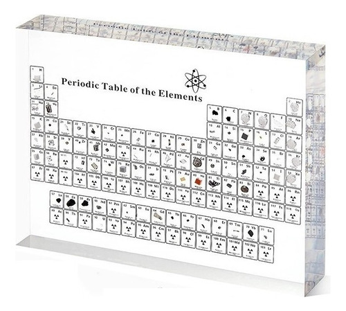 Tabla Periódica Muestras De Cápsulas Reales De Elementos Quí