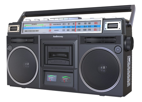 Retro Boombox - Reproductor De Casete Am/fm, Radio De Onda C