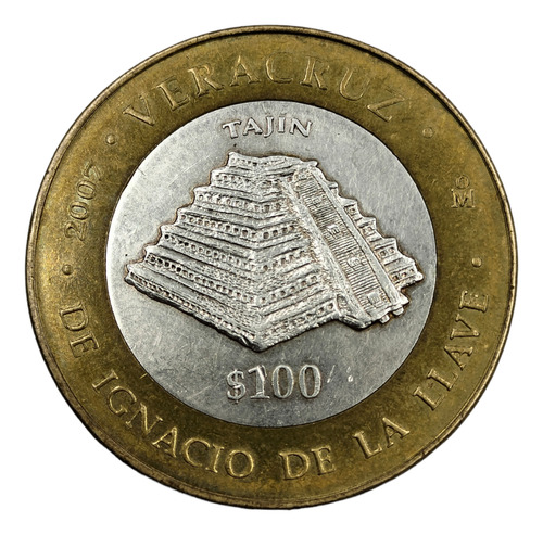 Moneda De Veracruz 100 Pesos 2da Fase 2007