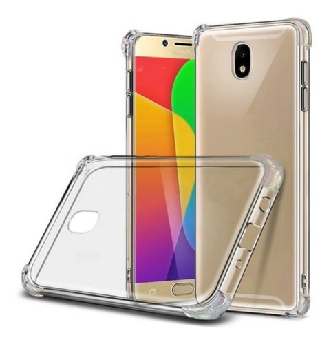 Capa Case Capinha Anti Impacto Para Samsung Galaxy J7 Pro Cor Transparente Liso