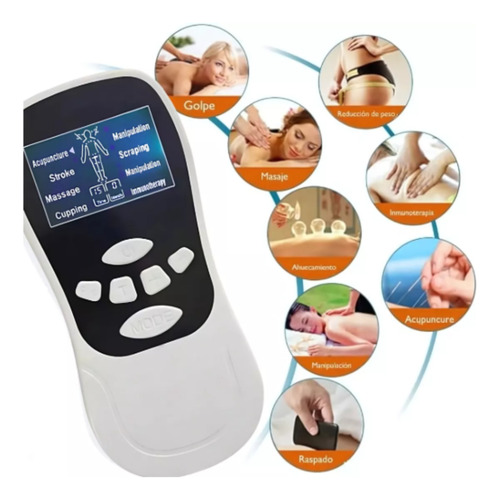 Electroestimulador Muscular Masajeador 8 Modos 15 Niveles