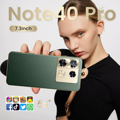 Teléfono Inteligente Note40pro Pantalla Perforada 16gb + 1tb