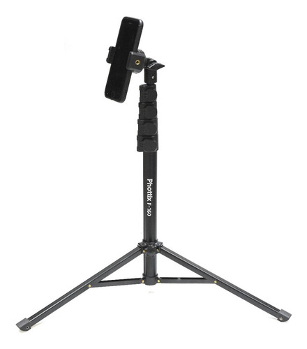 Imagen 2 de 10 de Tripode Con Cabezal Rotula P/ Smartphone Phottix F-160
