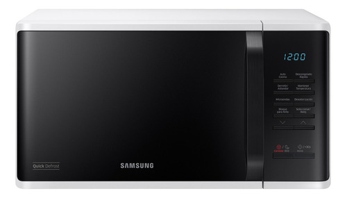 Horno De Microondas Samsung 0.8 Pies Cúbicos Blanco
