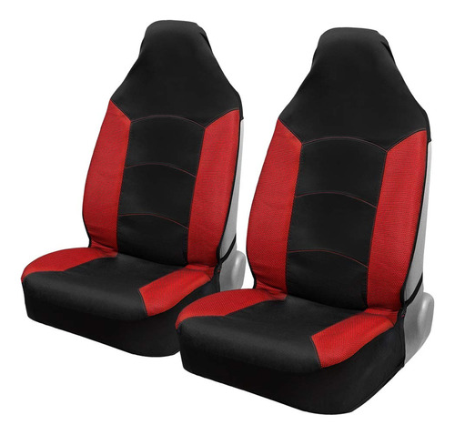 Fundas De Asiento De Coche De Malla Roja Motor Trend Para As