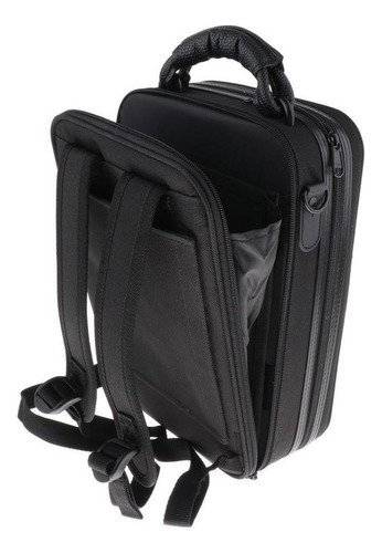 Estuche De Cuero Artificial Para Clarinete Mochila Bolso