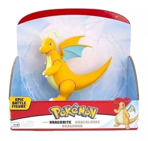 Dragonite Figura De Colección Pokemon Articulada Juguete