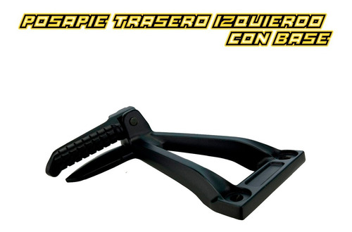 Posapie Trasero Izquierdo Con Base Italika 250-z Ne / 250-z