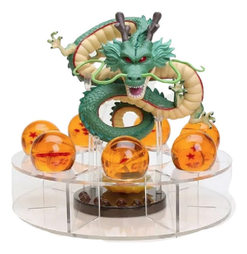 Shenlong Dragão Kit 7 Esferas 4,2cm + Base