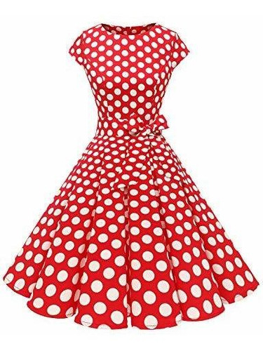 Dressystar Mujeres Vintage 1950s Retro Rockabilly Vestidos D