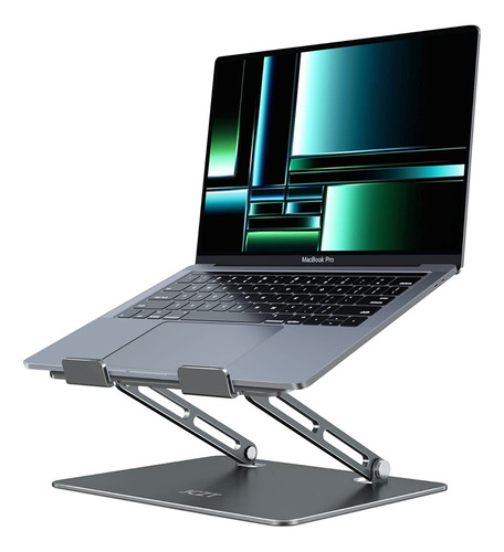 Imagen 1 de 7 de Base Soporte Portátil Laptop Aluminio Ergonómica
