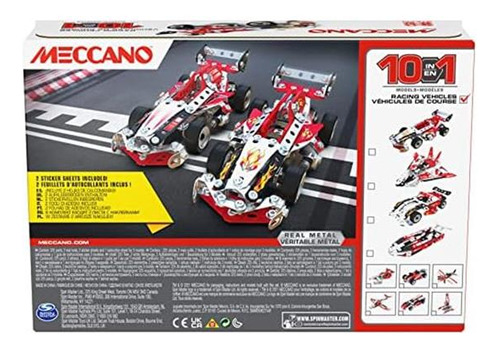 Meccano, Kit De Construcción De Modelos Stem De Vehículos De
