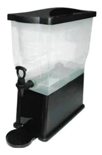 Dispensador De Agua Jugo 11 Litros Policarbonato Profesional Color Negro